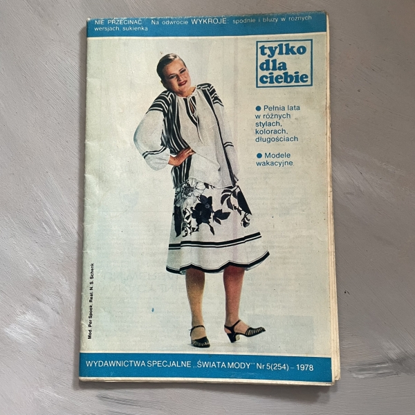 Świat mody - Tylko dla Ciebie - nr 5/254 - 1978 r