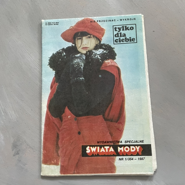 Świat mody - Tylko dla Ciebie - nr 1/354 - 1987 r