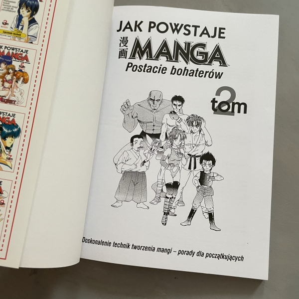 Jak powstaje manga. Vademecum młodego rysownika. Tom 2. Postacie bohaterów