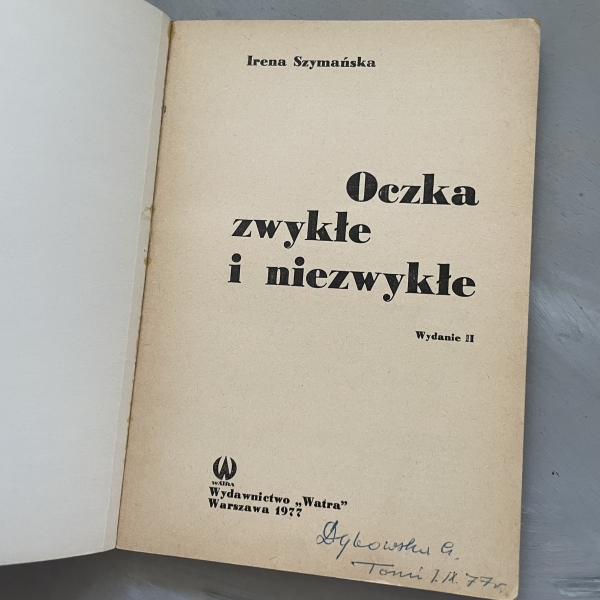 Oczka zwykłe i niezwykłe - Irena Szymańska