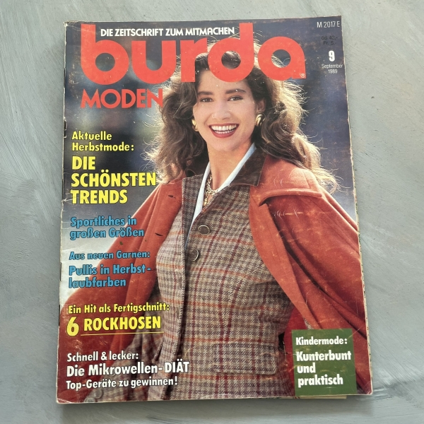 Burda moden 9/1989