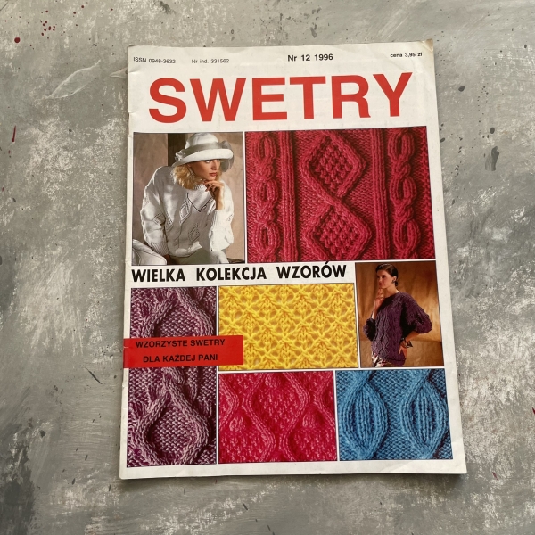 Swetry wielka kolekcja wzorów - nr 12/1996