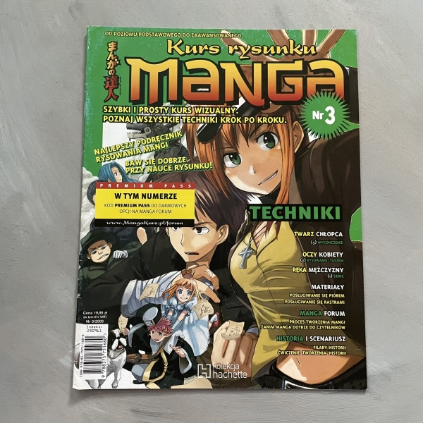 Kurs rysunku manga nr 3 / 2009