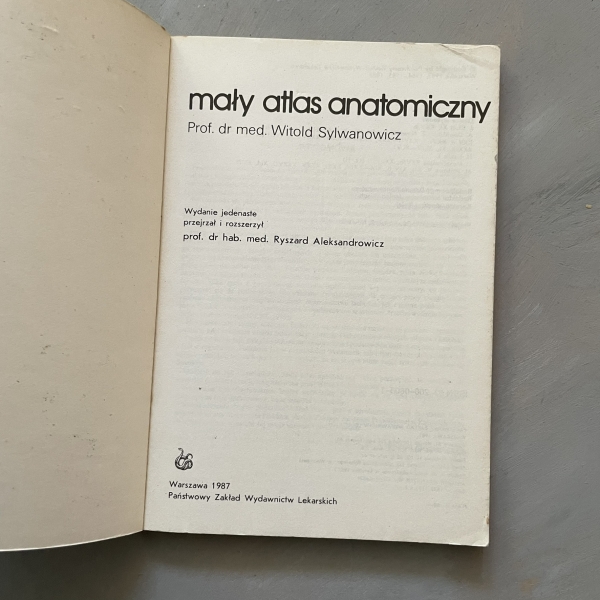 Mały atlas anatomiczny - Witold Sylwanowicz