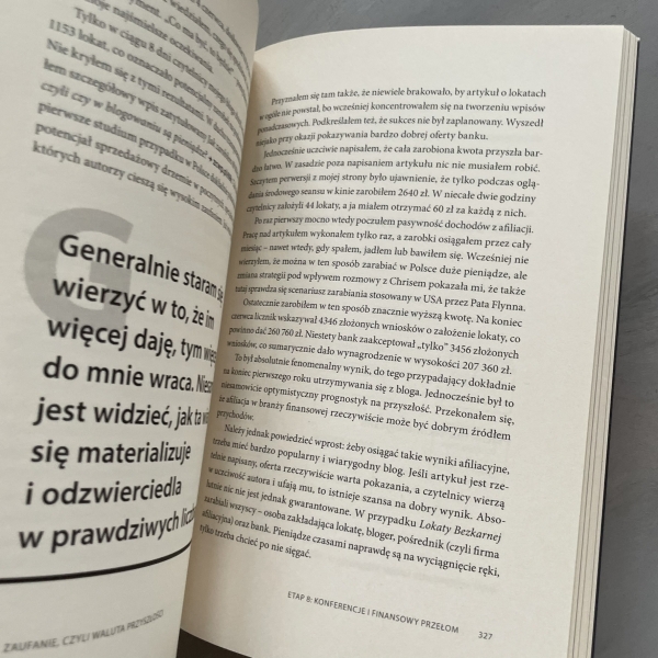 Zaufanie waluta przyszłości. Mona droga od zera do 7 milionów z bloga - Michał Szafrański